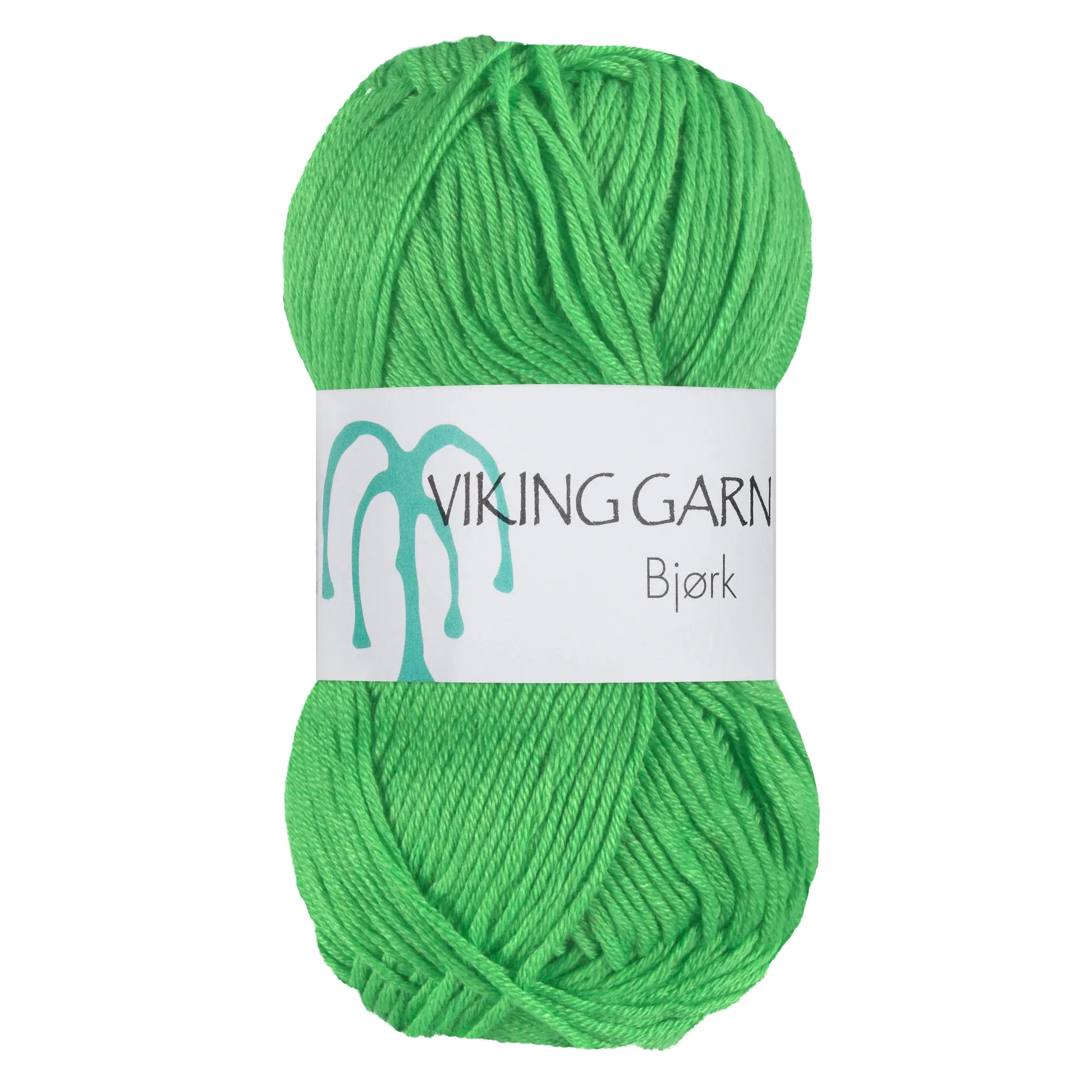 Viking Garn Bjørk, 50g, 538 Stark grön