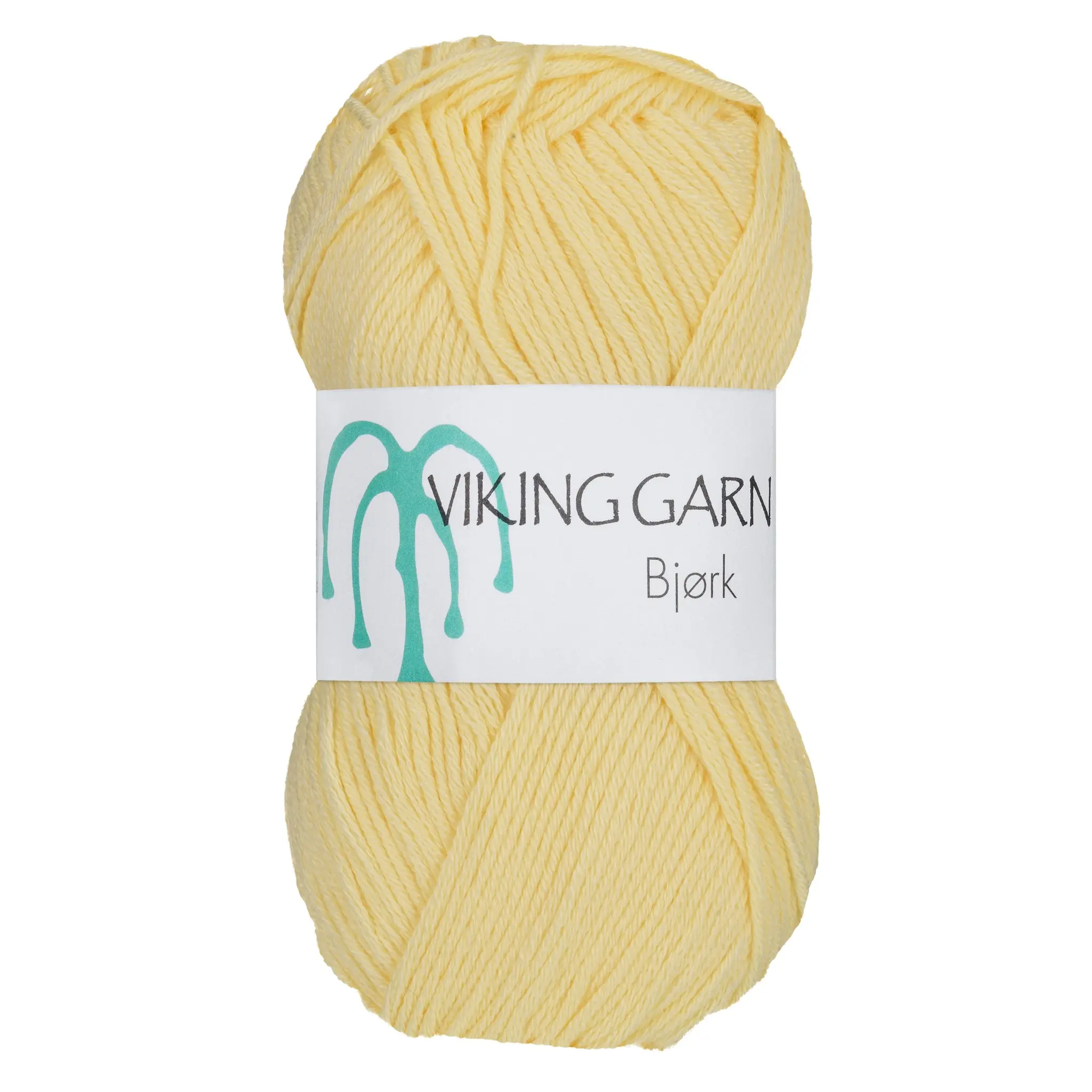 Viking Garn Bjørk, 50g, 543 Ljusgul