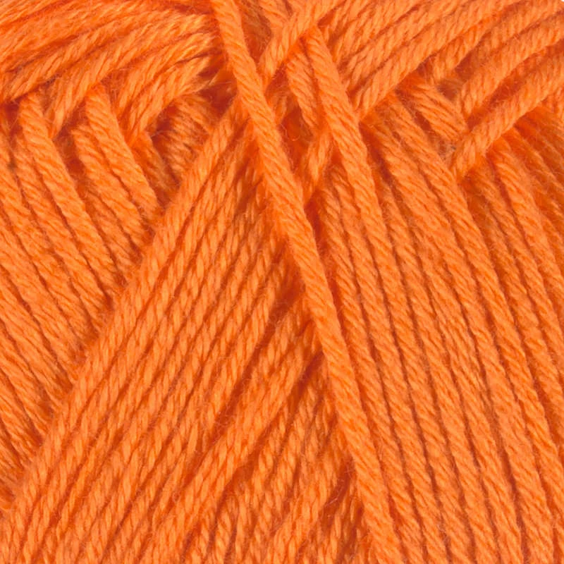 Viking Garn Bjørk, 50g, 553 Stark orange