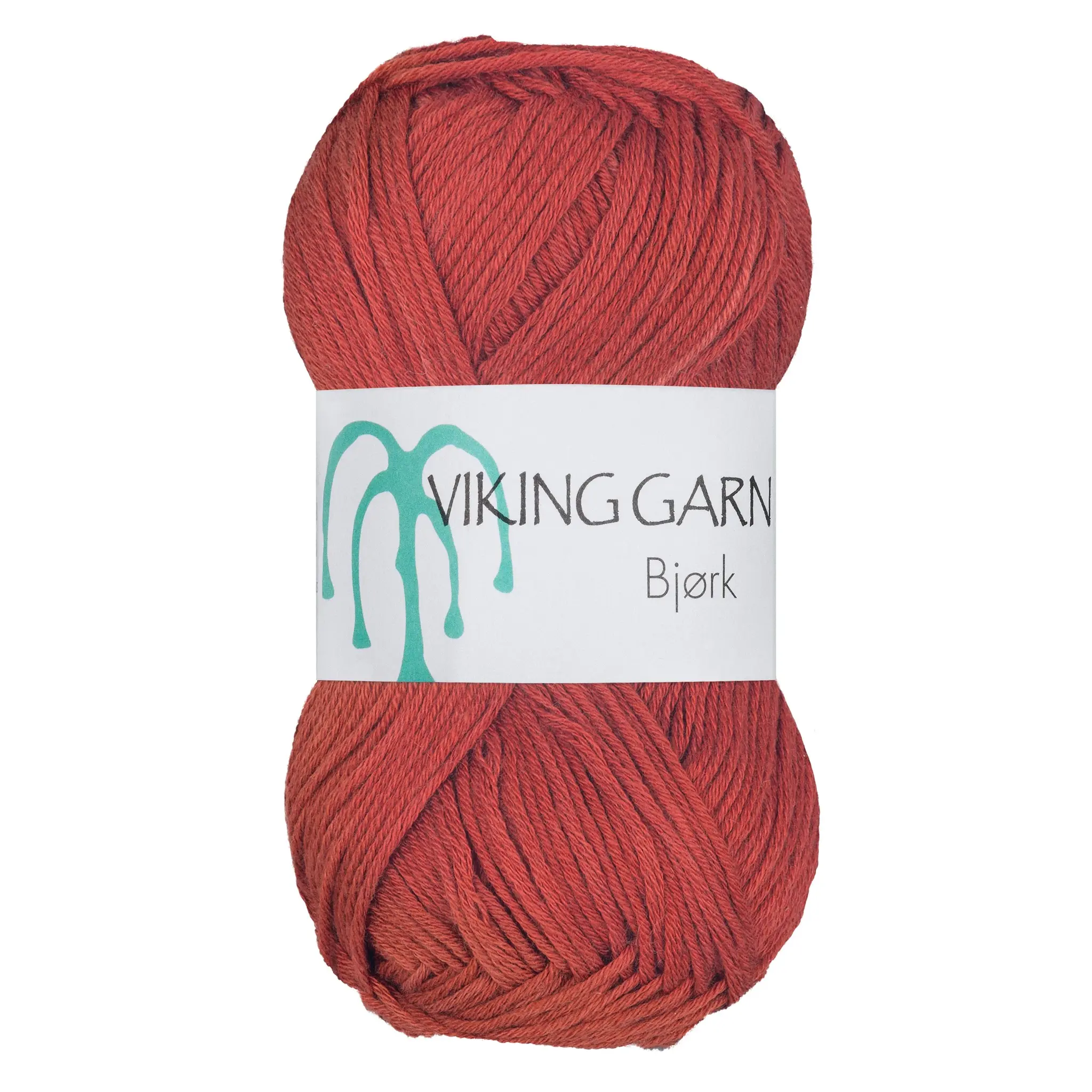 Viking Garn Bjørk, 50g, 554 Bränd orange