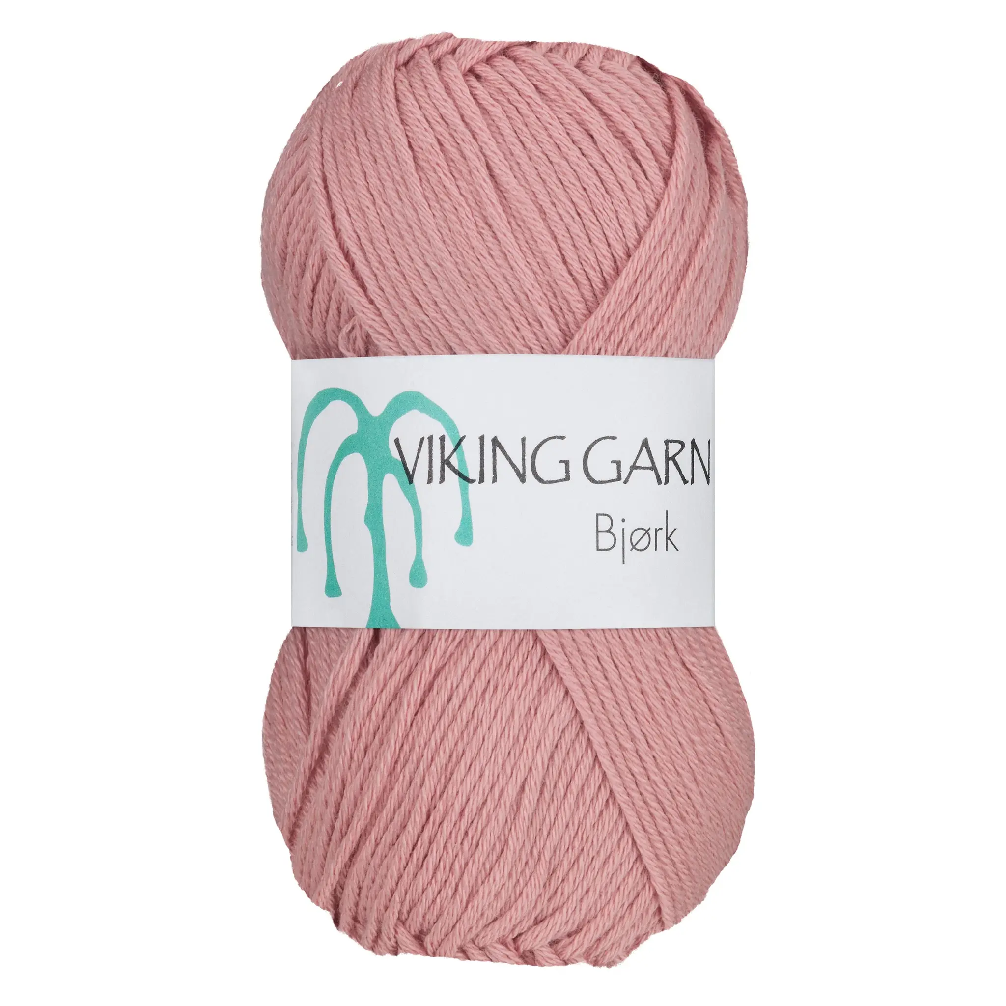 Viking Garn Bjørk, 50g, 566 Gammelrosa