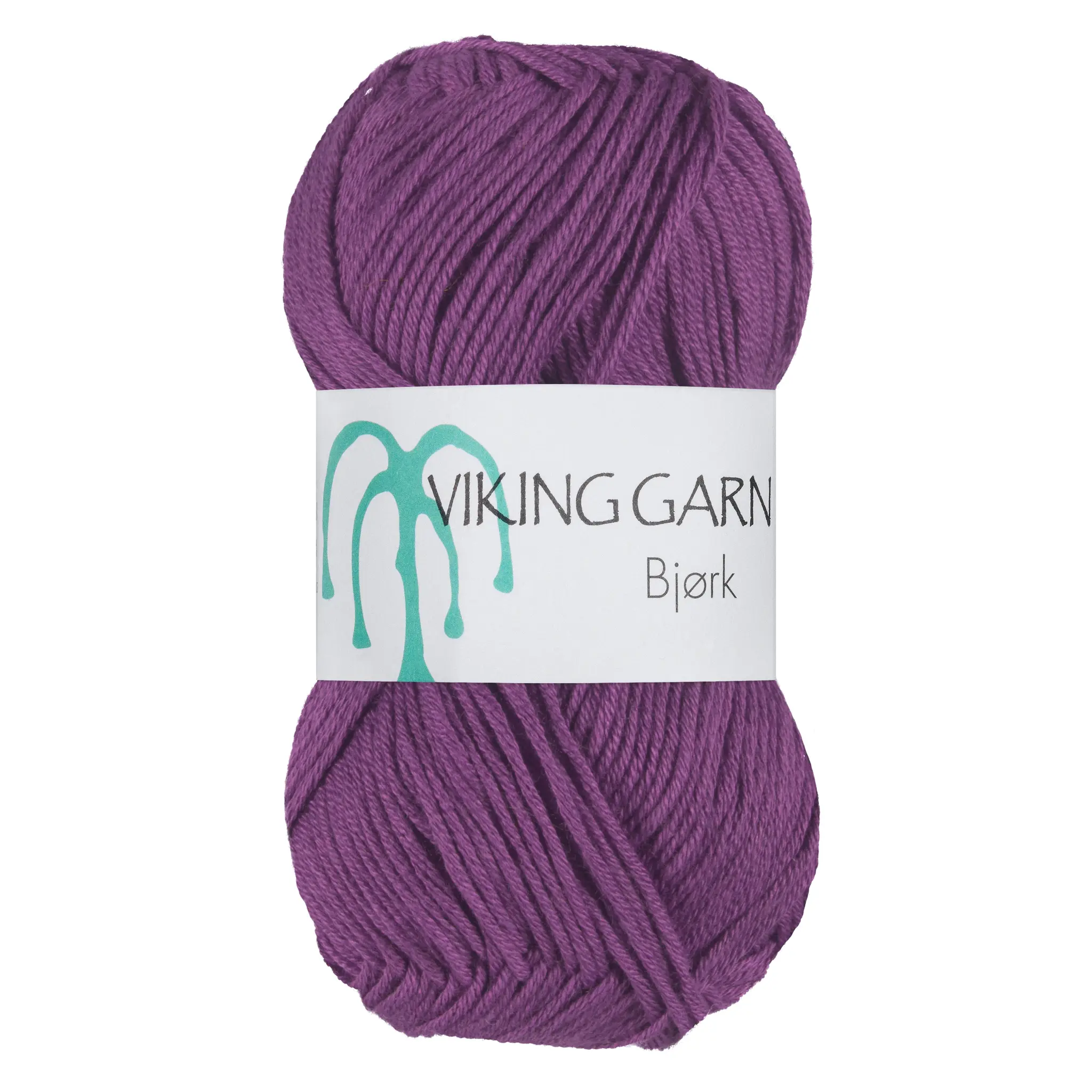Viking Garn Bjørk, 50g, 570 Stark lila