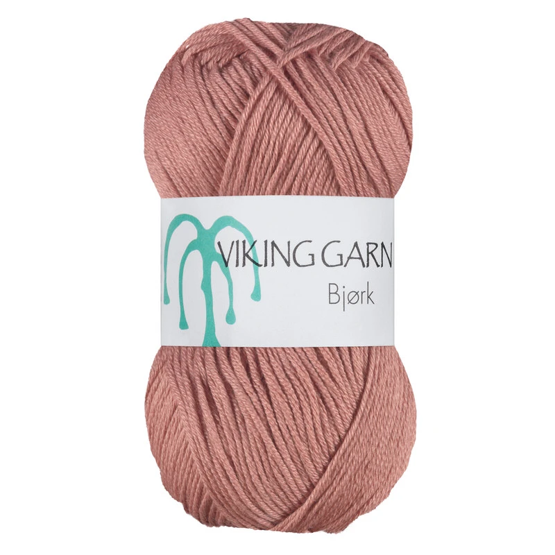 Viking Garn Bjørk, 50g, 582 Askrosa