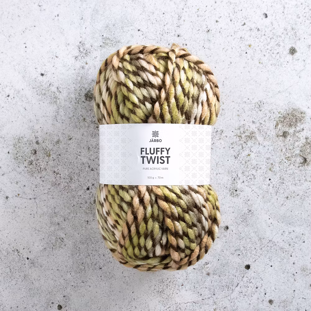 Järbo Fluffy Twist, 13614, Badlands, 100g