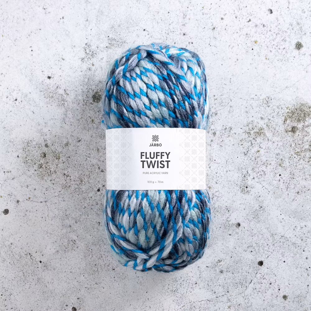 Järbo Fluffy Twist, 13615, Ghost Thread, 100g