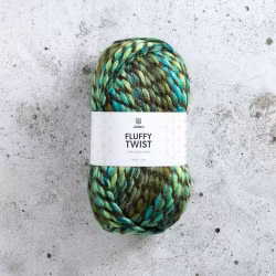 Järbo Fluffy Twist, 13617, Jungle Hex, 100g