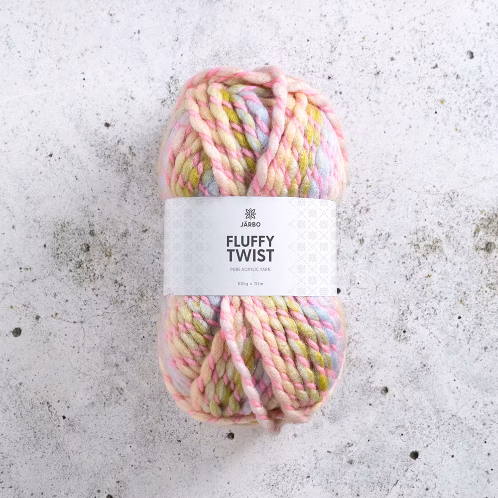 Järbo Fluffy Twist, 13618, Sugar Fang, 100g
