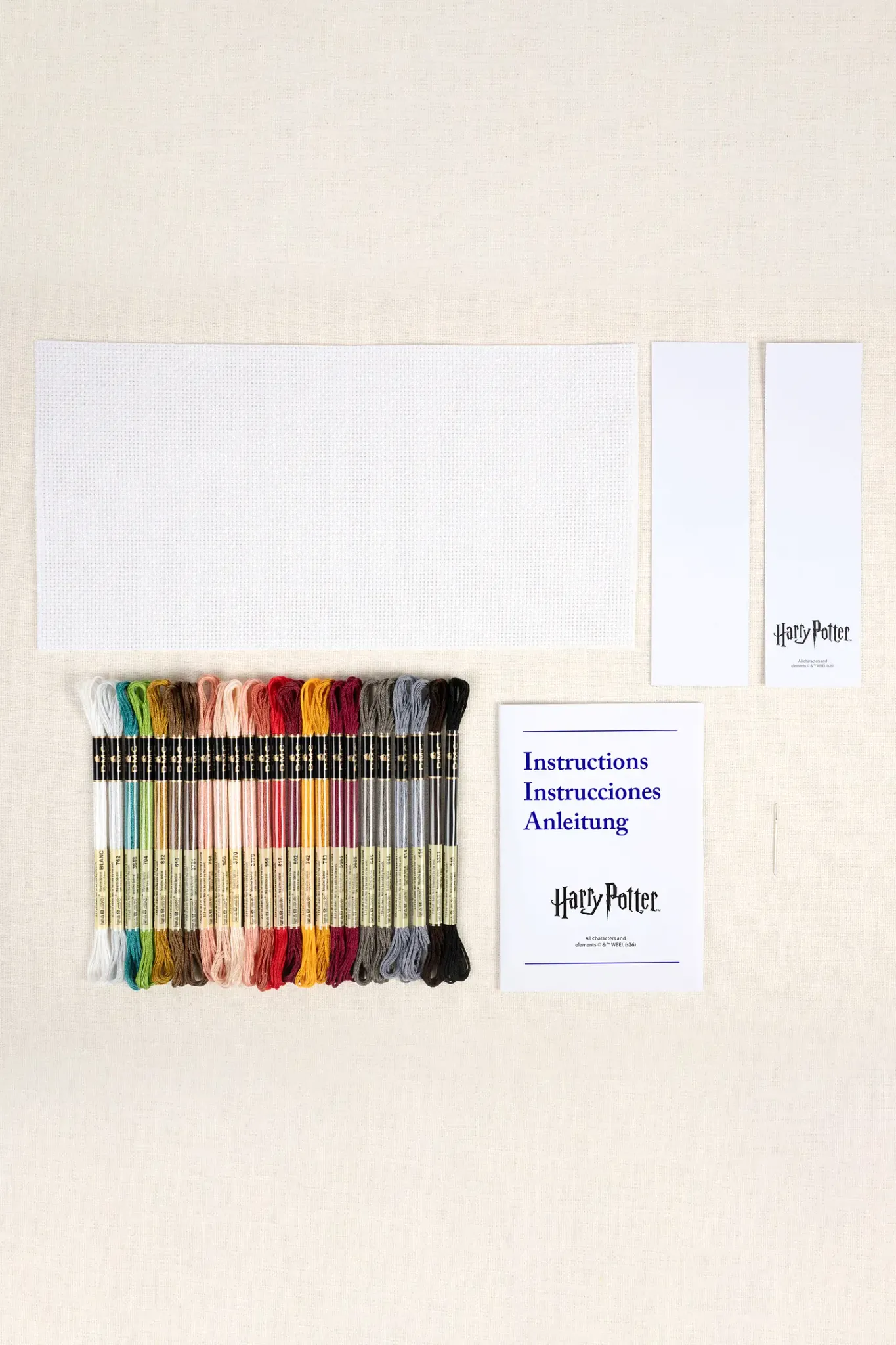 DMC Harry Potter – Korsstygnskit bokmärke Harry – kompletterande produktbild