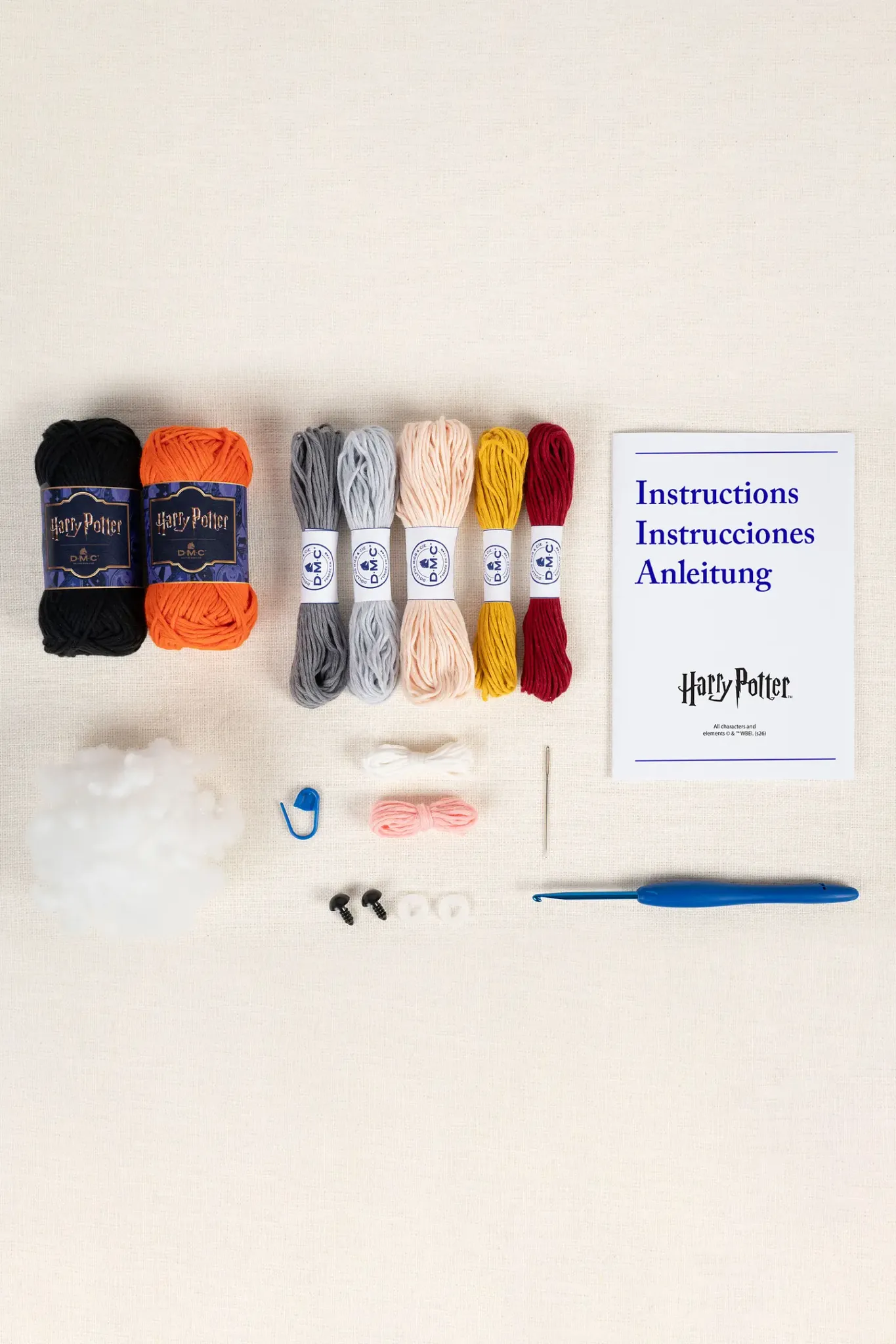DMC Harry Potter – Virkkit amigurumi Ron – kompletterande produktbild