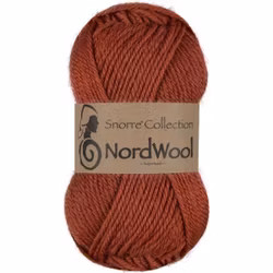 Snorre Collection Nordwool, 50g, 153 Tobaksbrun