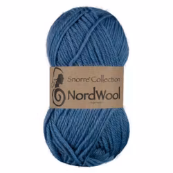 Snorre Collection Nordwool, 50g, 123 Mellanblå