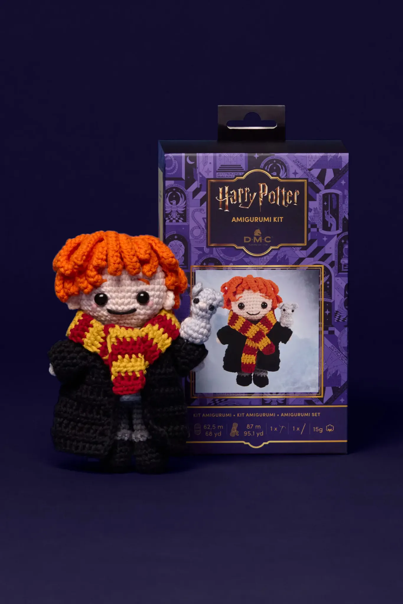 DMC Harry Potter – Virkkit amigurumi Ron – kit och förpackning