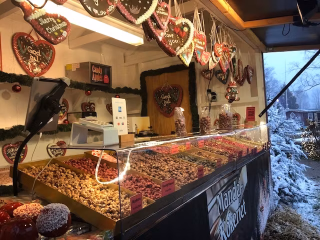 Så jobbar jag på Kosta julmarknad.