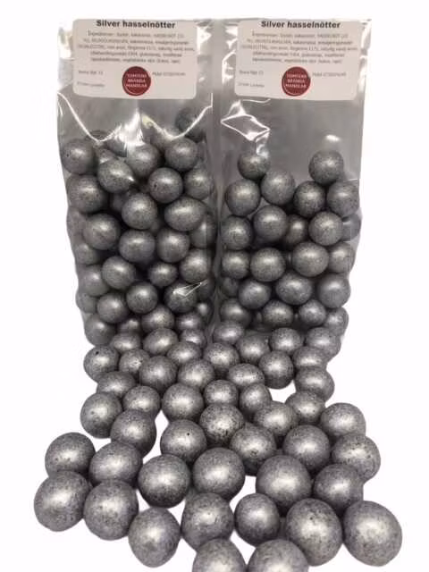 Silver choklad hasselnötter