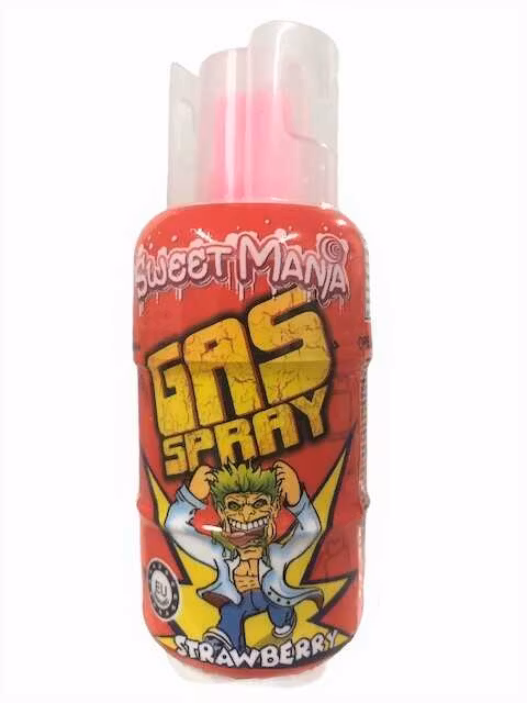 godis spray jordgubbe