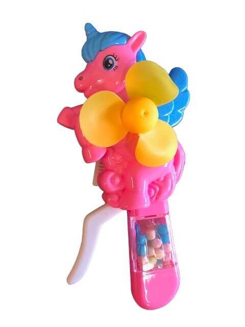 Unicorn fläkt. rosa