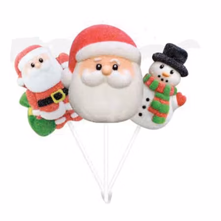 CHRISTMAS MARSHMALLOW LOLLIPOP.