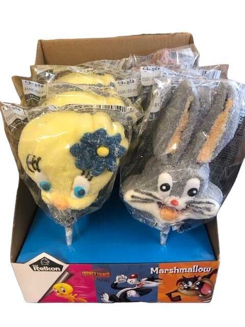 Marshmallow klubbor.