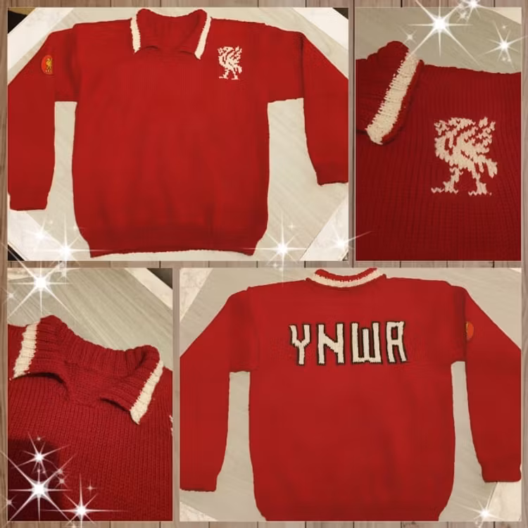 Mønster på genseren : A bird on my chest