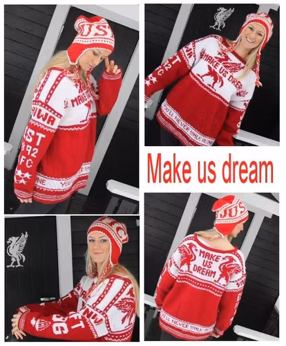 Mønster på genseren : Make us dream