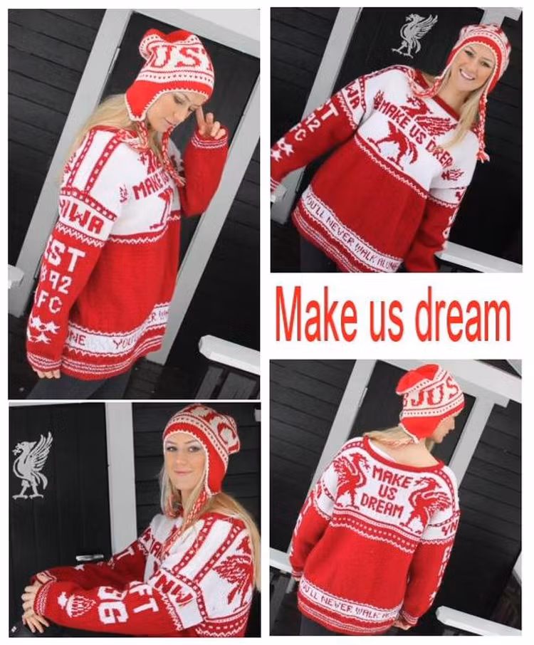 Mønster på genseren : Make us dream