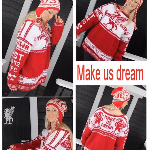 Mønster på genseren : Make us dream