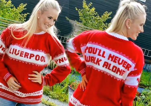 Mønster på genseren : Won it six times