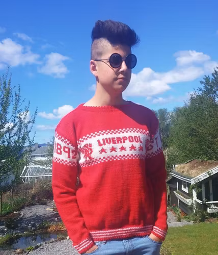 Mønster på genseren : EST 1892