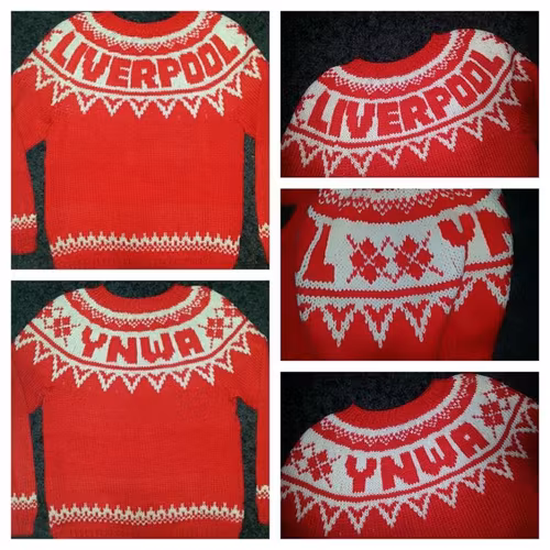 Mønster på genseren : Kreativ LFC ungdom