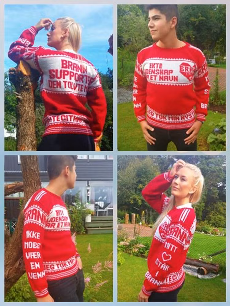 Mønster på genseren : NYSTEMTEN