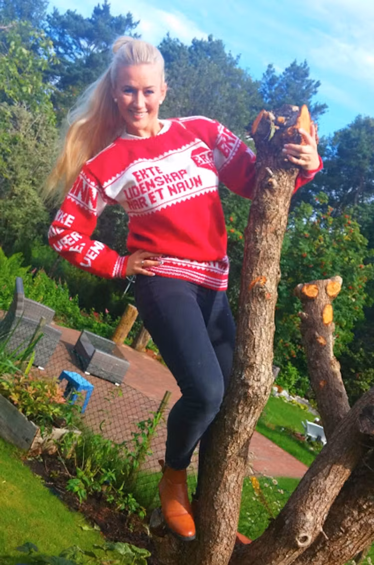 Mønster på genseren : NYSTEMTEN