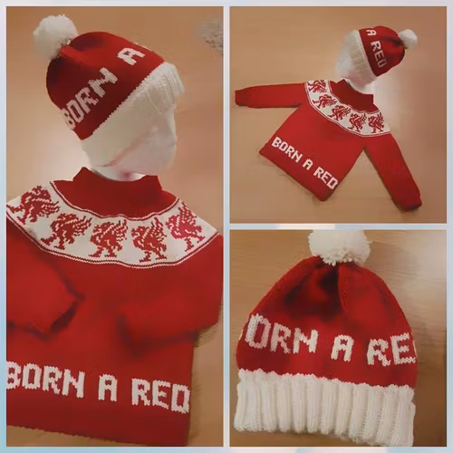 Mønster på Genseren : Born a red