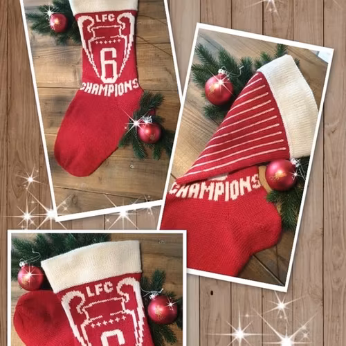 Mønster på Julesokken : Champions