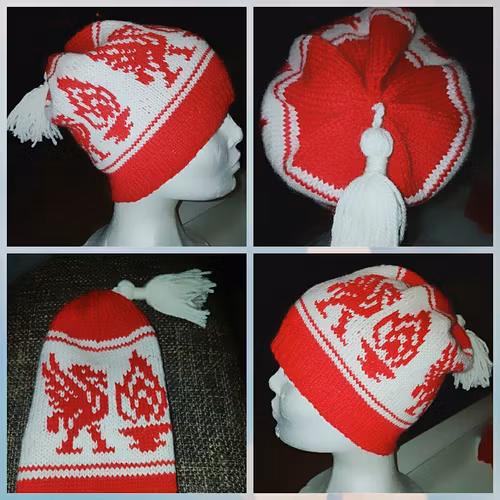 Mønster på luen : Hillsborough flames