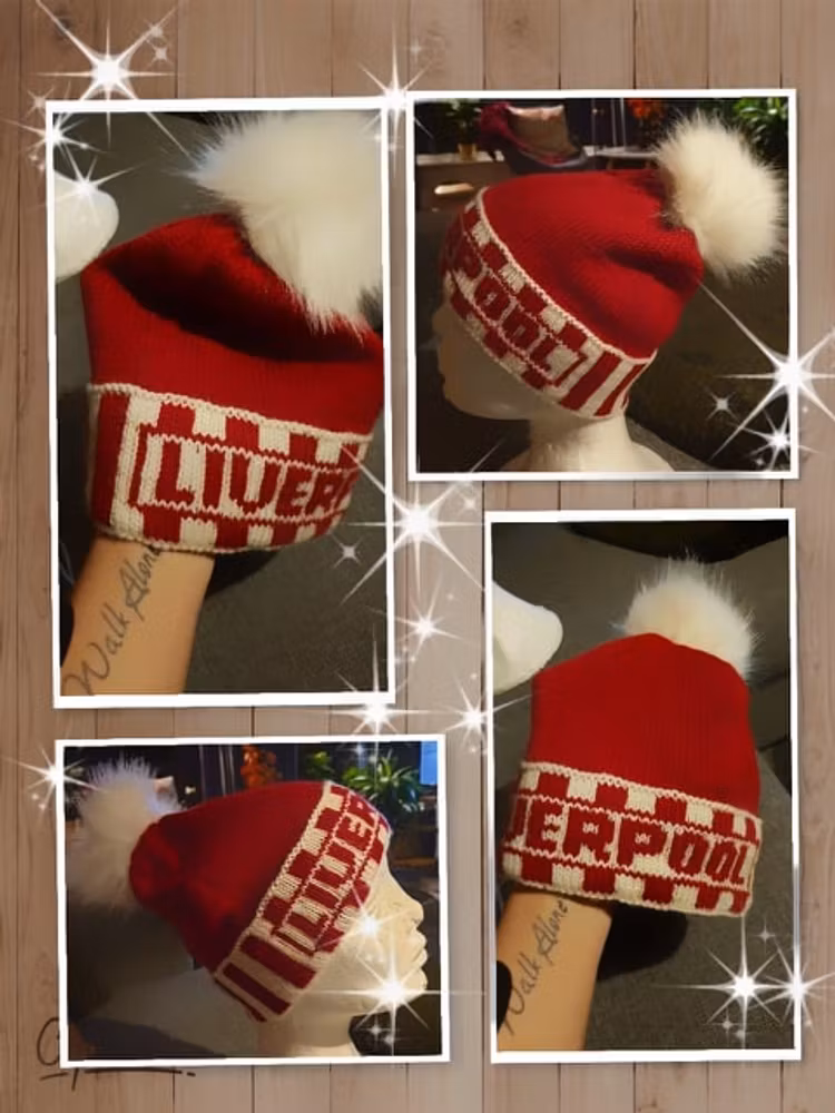 Mønster på luen : Liverpool stripe