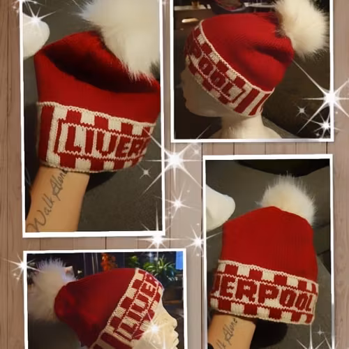 Mønster på luen : Liverpool stripe