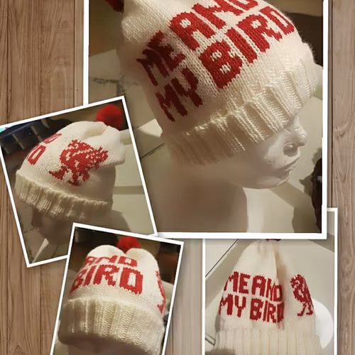 Mønster på luen : Me and my bird