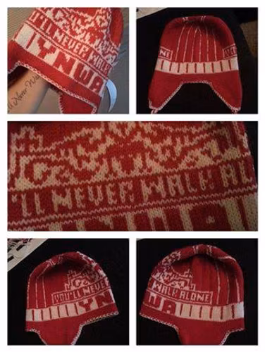 Mønster på luen : Shankly gate