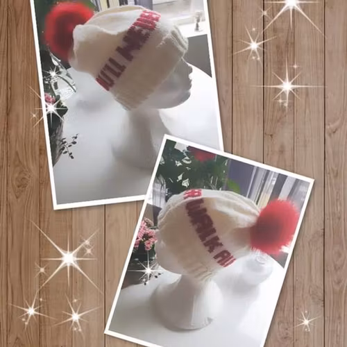 Mønster på luen : You`ll never walk alone