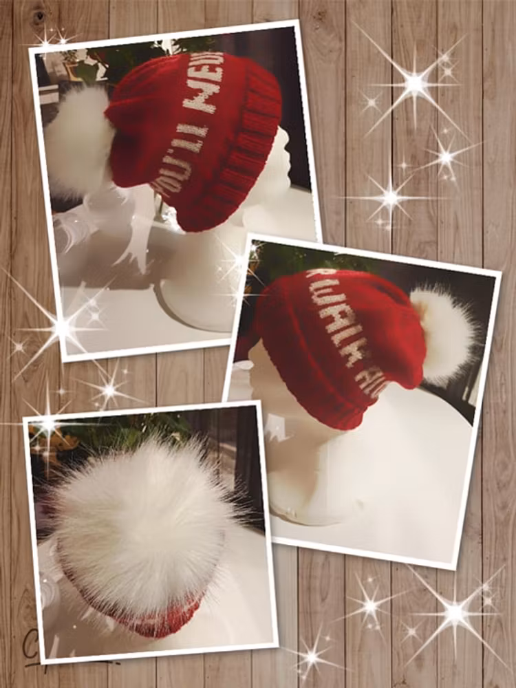 Mønster på luen : You`ll never walk alone