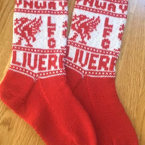 Mønster på sokkene : Birdie