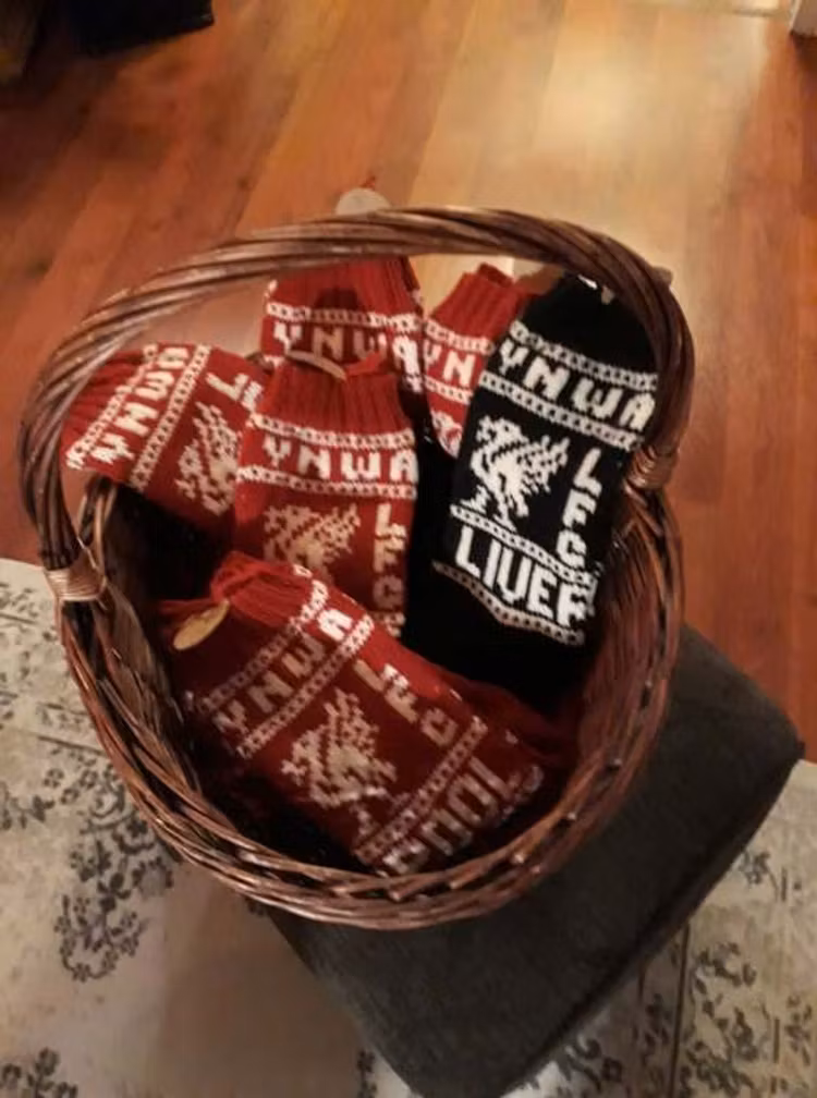 Mønster på sokkene : Birdie