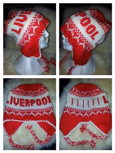Mønster på tykk lue : Liverpool