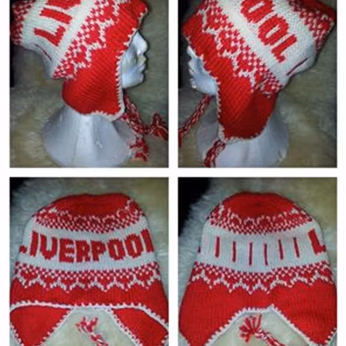 Mønster på tykk lue : Liverpool
