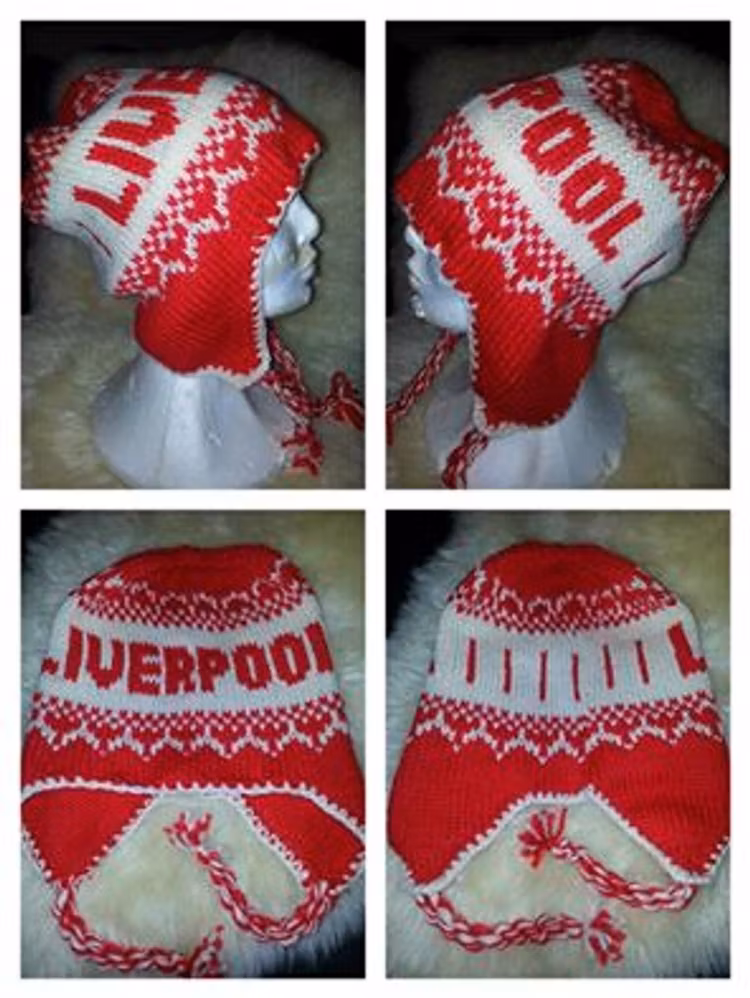 Mønster på tykk lue : Liverpool