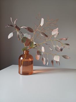 Ljusbrun Glasflaska