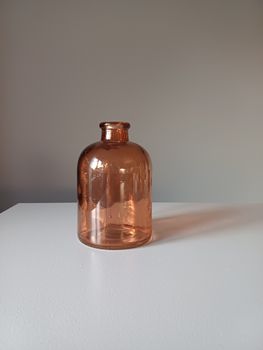 Ljusbrun Glasflaska