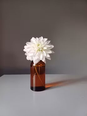 Brun Glasflaska