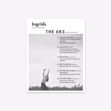 Digital Poster - "The 6Rs - på svenska"