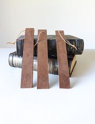 "Bokis" - Bokmärke Läder